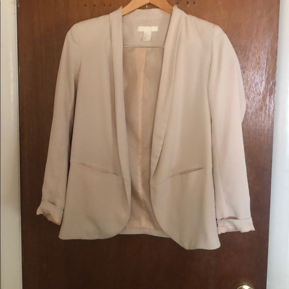 Cream coloured blazer